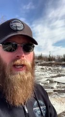 The Chena River Breaking Up