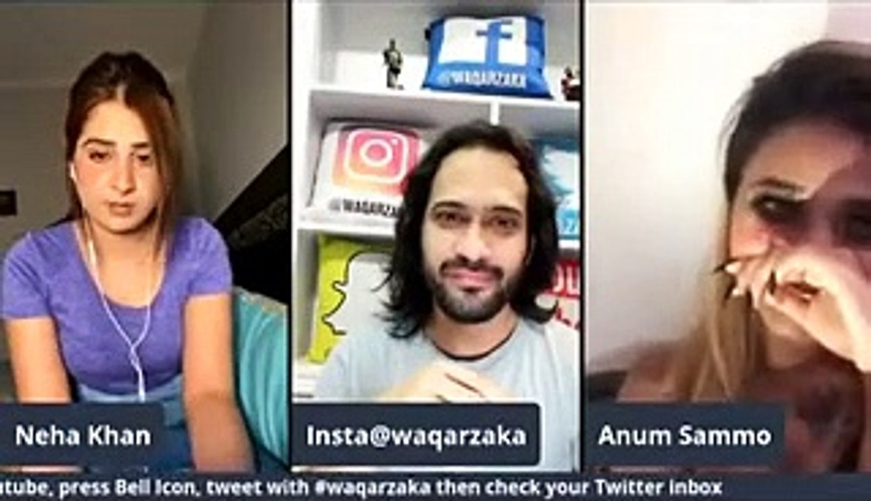 Waqar Zaka Headphone Show - Anum Vs Neha Dancer _ Filler Lips _ Source of Income kiya hai