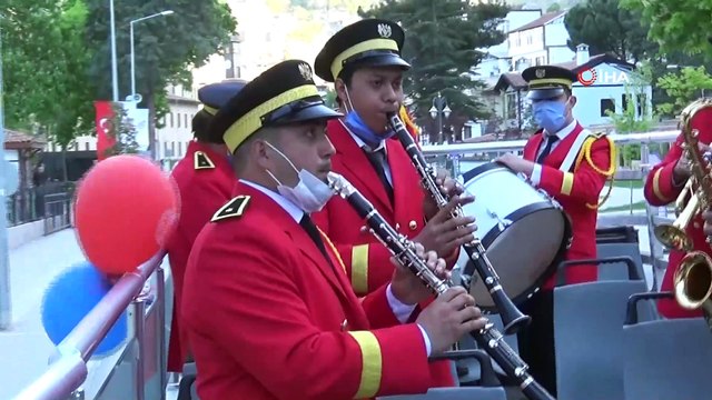 Amasya'da 156 yıllık Ramazan geleneği... Belediye bandosu Harşena Kalesi'nde bu yıl da marşlar çaldı