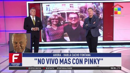 Cacho Fontana: "Estuve 30 años sin hablar con Pinky"