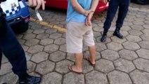 Jovem é detido pela GM acusado de agredir o pai, que é idoso, com pedrada