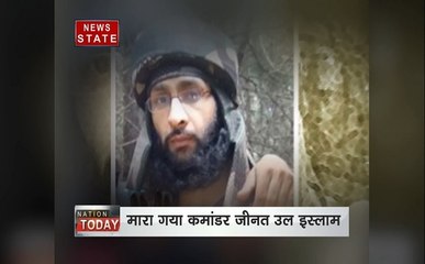 जम्मू-कश्मीर: सुरक्षाबलों ने एनकाउंटर में बुरहान वानी के साथी जीनत-उल-इस्लाम को ढेर किया