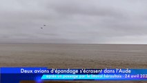 Deux avions d'épandage s'écrasent dans l'Aude après un passage sur le littoral héraultais - 24 avril 2020