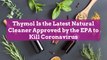 Thymol Is the Latest Natural Cleaner Approved by the EPA to Kill Coronavirus