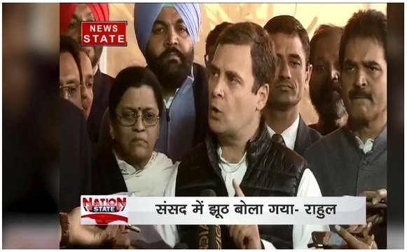 राफेल पर राहुल का फिर सरकार पर हमला, बोले- झूठ बोल रही हैं रक्षा मंत्री, मोदी 15 मिनट मुझसे बहस करें