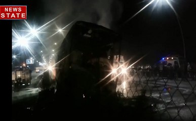 Top 10 : रोडवेज की एसी बस में लगी आग, चार यात्री जिंदा जले