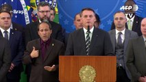 Bolsonaro niega acusaciones de su exministro Moro