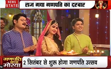 जगह-जगह बनाए गए भव्य पंडाल, आने वाले हैं बप्पा, गणपति बप्पा मोरया