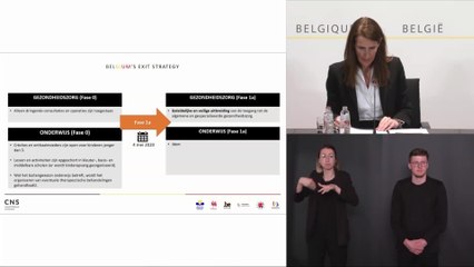 Sophie Wilmès détaille les phases 1 et 2 du déconfinement en Belgique