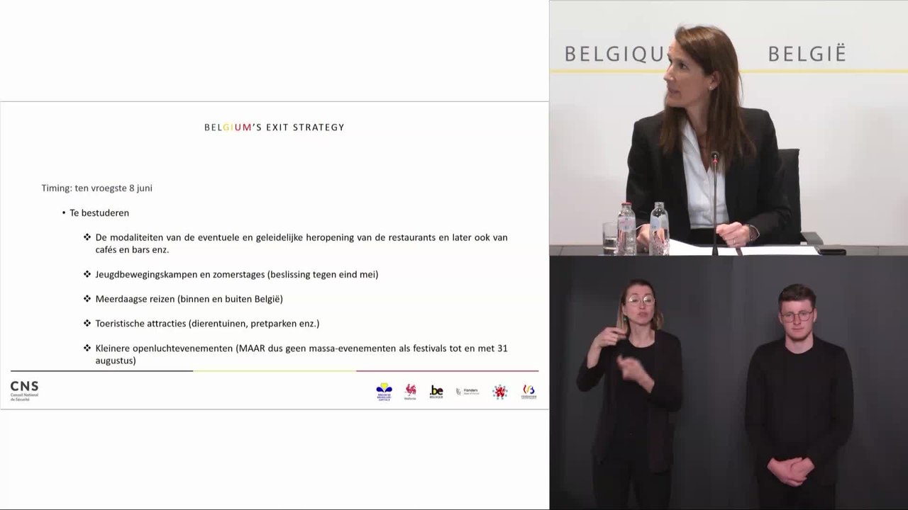 Phase 3 du déconfinement le 8 juin: les explications de Sophie Wilmès
