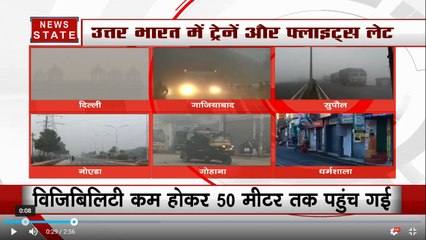 शीतलहर के कारण दिल्ली में बढ़ी ठंड, नोएडा- गाजियाबाद में घना कोहरा, 7 डिग्री पहुंचा तापमान