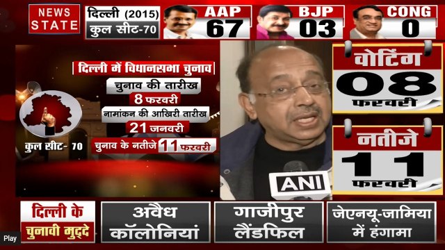 Delhi Elections 2020: पीएम मोदी के विकास कार्य दिल्ली चुनाव में दिलवाईगी जीत- विजय गोयल