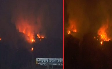 दिल्ली: गाजीपुर के लैंडफिल साइट में कचरे के ढेर में लगी आग