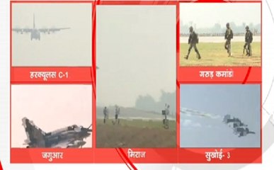 एक्सप्रेस-वे पर जगुआर, सुखोई-30 का शक्ति प्रदर्शन