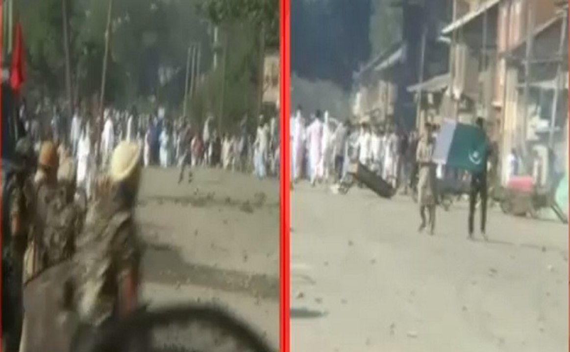 जम्मू-कश्मीर: सुरक्षाबलों पर हुई पत्थरबाजी