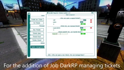 Nordahl Ticket System - Gmod - Original Scripts - Garry's Mod