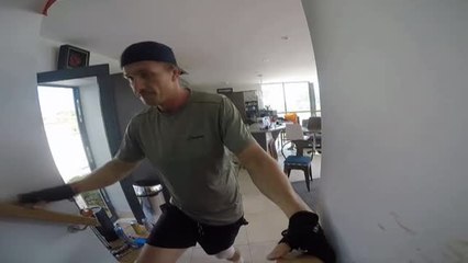 El exjugador de rugby Ed Jackson 'escala' el monte Everest sin salir de casa