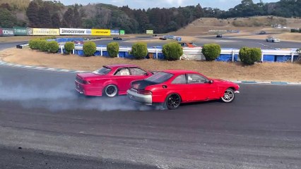 Team Illusion Drift at Mobara Twin Circuit in Japan