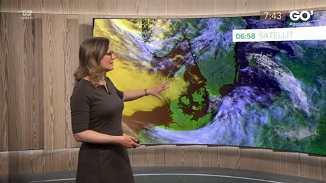 Ikke noget lyd hos Lone Seir på TV2 Vejret og Mikkel Kryger fortæller Vejrudsigten i Go morgen Danmark | April 2020 | TV2 Danmark