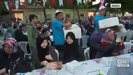 Türkiye'de ilk iftar yapıldı