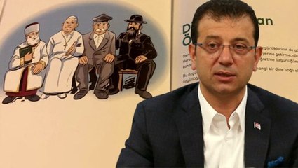 Tải video: Tartışma yaratan görsel sonrası Türkmen Alevi Bektaşi Vakfı'ndan İmamoğlu'na suç duyurusu