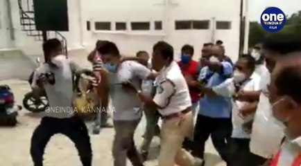 ಪತ್ರಕರ್ತರ ಮೇಲೆ ಹಲ್ಲೆ ಮಾಡಿದ ಶಾಸಕ ಶ್ರೀಕಂಠೇಗೌಡ ಮತ್ತು ಅವರ ಪುತ್ರ,ದೂರು ದಾಖಲು