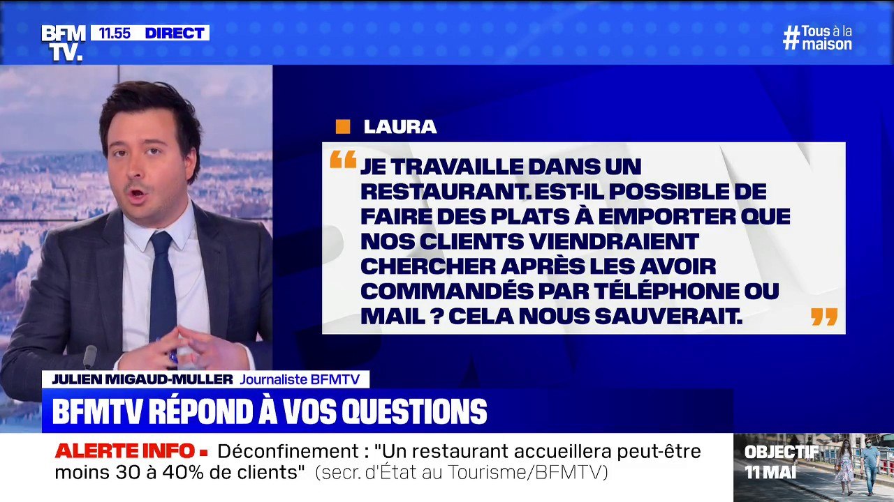 Je travaille dans un restaurant, est-il possible de faire des plats à emporter ?