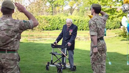 99 yaşındaki kahraman single çıkardı, zirveye yerleşti