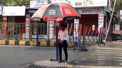 झांसी: तेज हवाओं के साथ रिमझिम रिमझिम बारिश शुरू