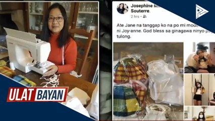 Washable face masks, ibinebenta ng French Pinay couturier upang ipambili ng relief items
