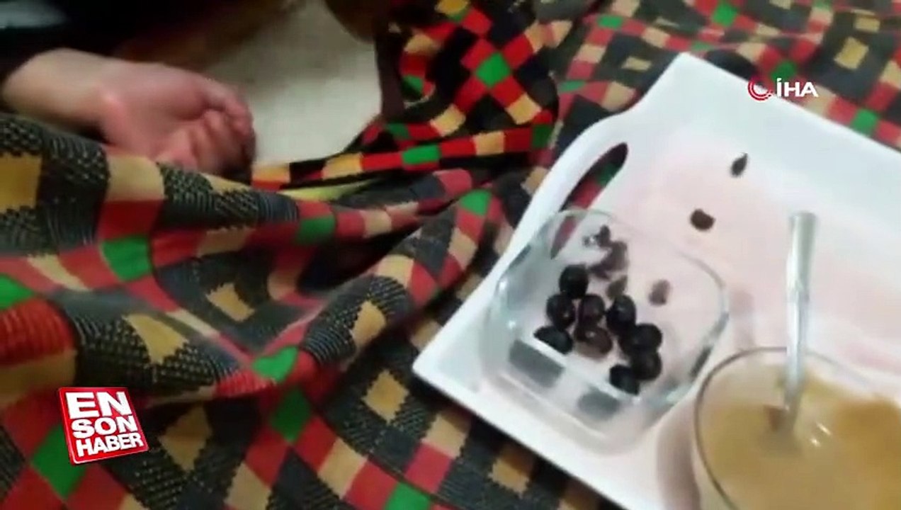 Sahura kalkan ufaklığın uyukuyla imtihanı