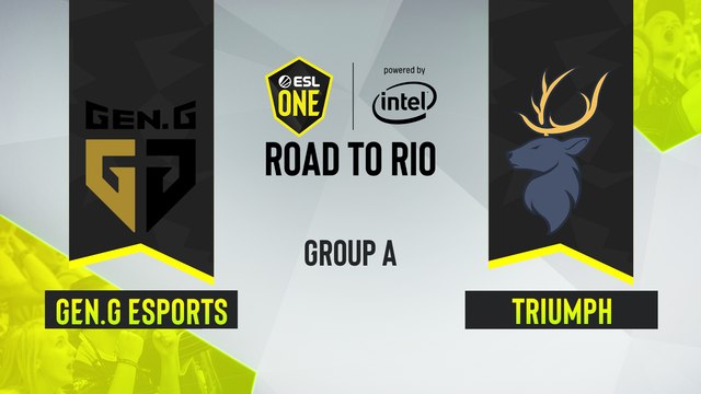 CSGO - Gen.G Esports vs. Triumph [Dust2] Map 2 - ESL One Road to Rio - Group A - NA