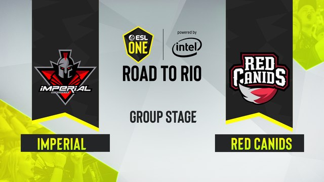 CSGO - RED Canids vs. Imperial Esports Gaming [Dust2] Map 1 - ESL One Road to Rio - Group Stage - SA