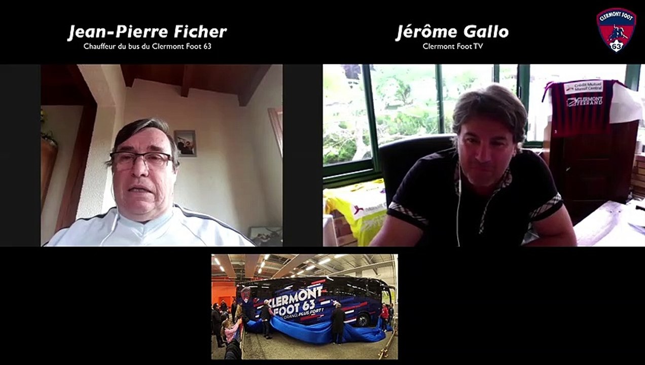 Portrait vidéo de « JP » Ficher, chauffeur du Clermont Foot 63