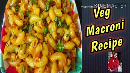 veg macaroni recipe #  2 minut Mein banaen veg macaroni recipe