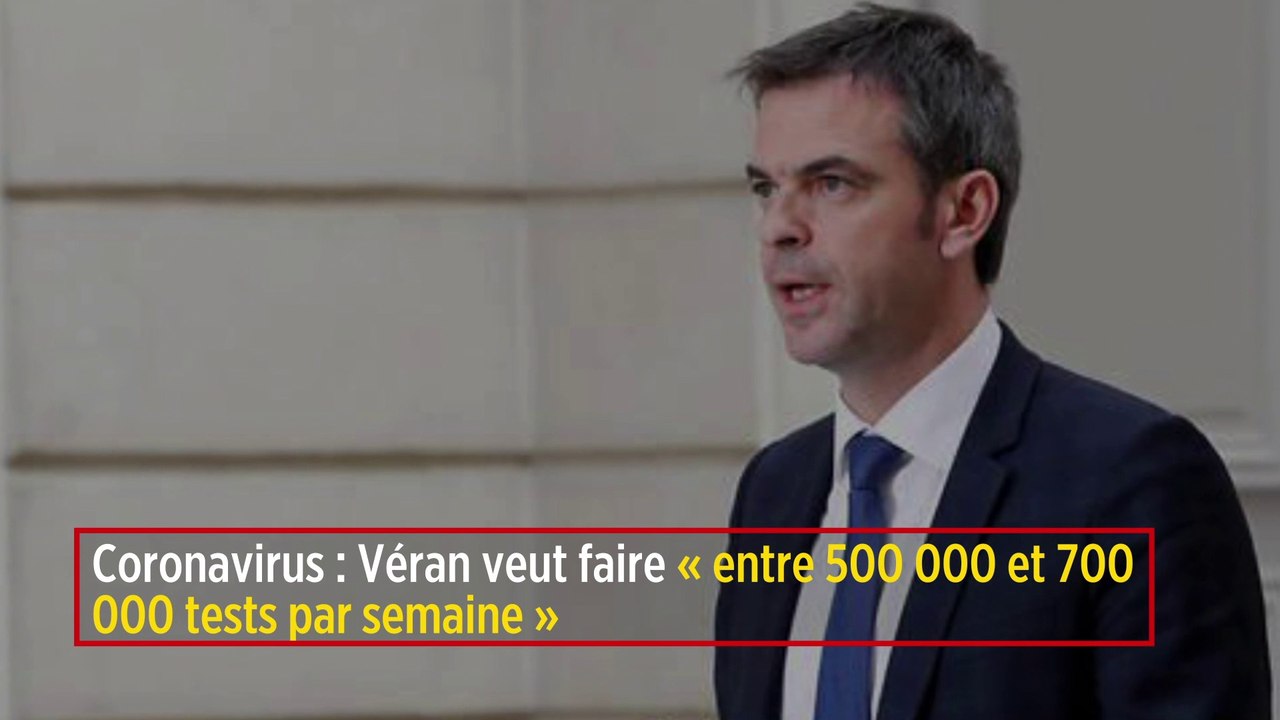 Coronavirus : Véran veut faire « entre 500 000...