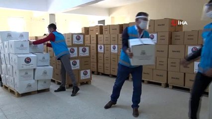 Kırıkkale'de dar gelirli ailelere gıda desteği