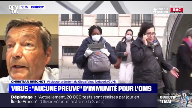 Christian Bréchot (virologue): Une stratégie de déconfinement basée sur des tests n'évaluant pas les anticorps neutralisants doit être prudente