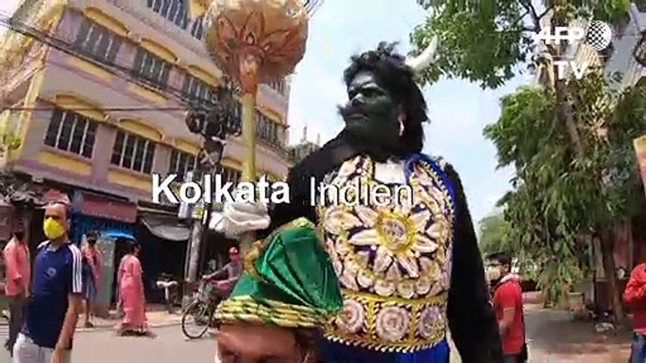 Coronavirus: Hindu-Gott 'Yama' erschreckt die Bürger