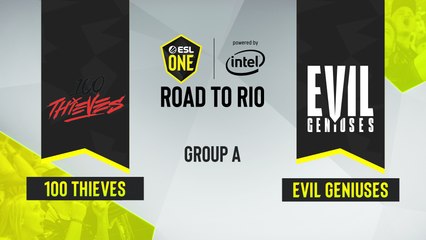 CSGO - 100 Thieves vs. Evil Geniuses [Nuke] Map 3 - ESL One Road to Rio - Group A - NA