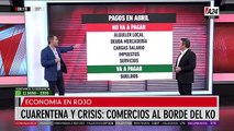 Economía en rojo para los comercios y Pymes