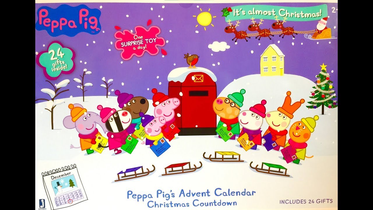 peppa pig toy advent calendar