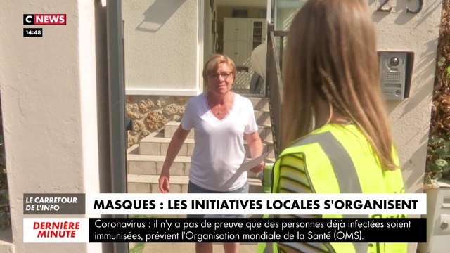Coronavirus : distribution de masque, les initiatives s'organisent