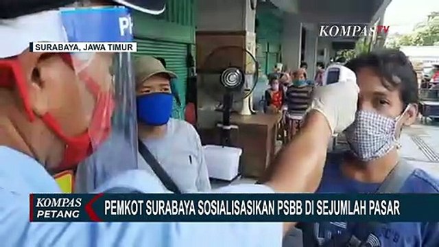 Surabaya Siap-Siap PSBB, Pemkot Lanjut Sosialisasi