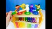 COUNTING and COLORS Learning with Rainbow Xylophone with SESAME STREET Toys-