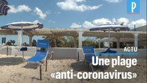 Une plage «anti-coronavirus» testée en Italie