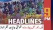 ARY NEWS HEADLINES | 9 PM | 25TH APRIL 2020