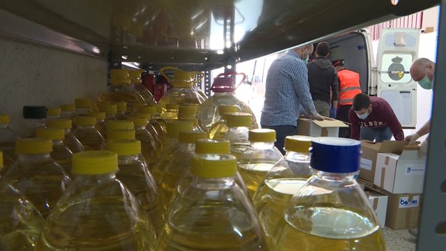 60 voluntarios participan en la primera recogida del Banco de Alimentos de Colmenar