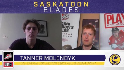 WHL Future Stars: Tanner Molendyk, Saskatoon Blades