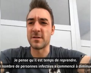 Cyclisme - Viviani : "Il est temps de reprendre"